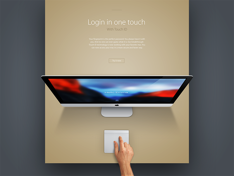 fingerprint access for mac